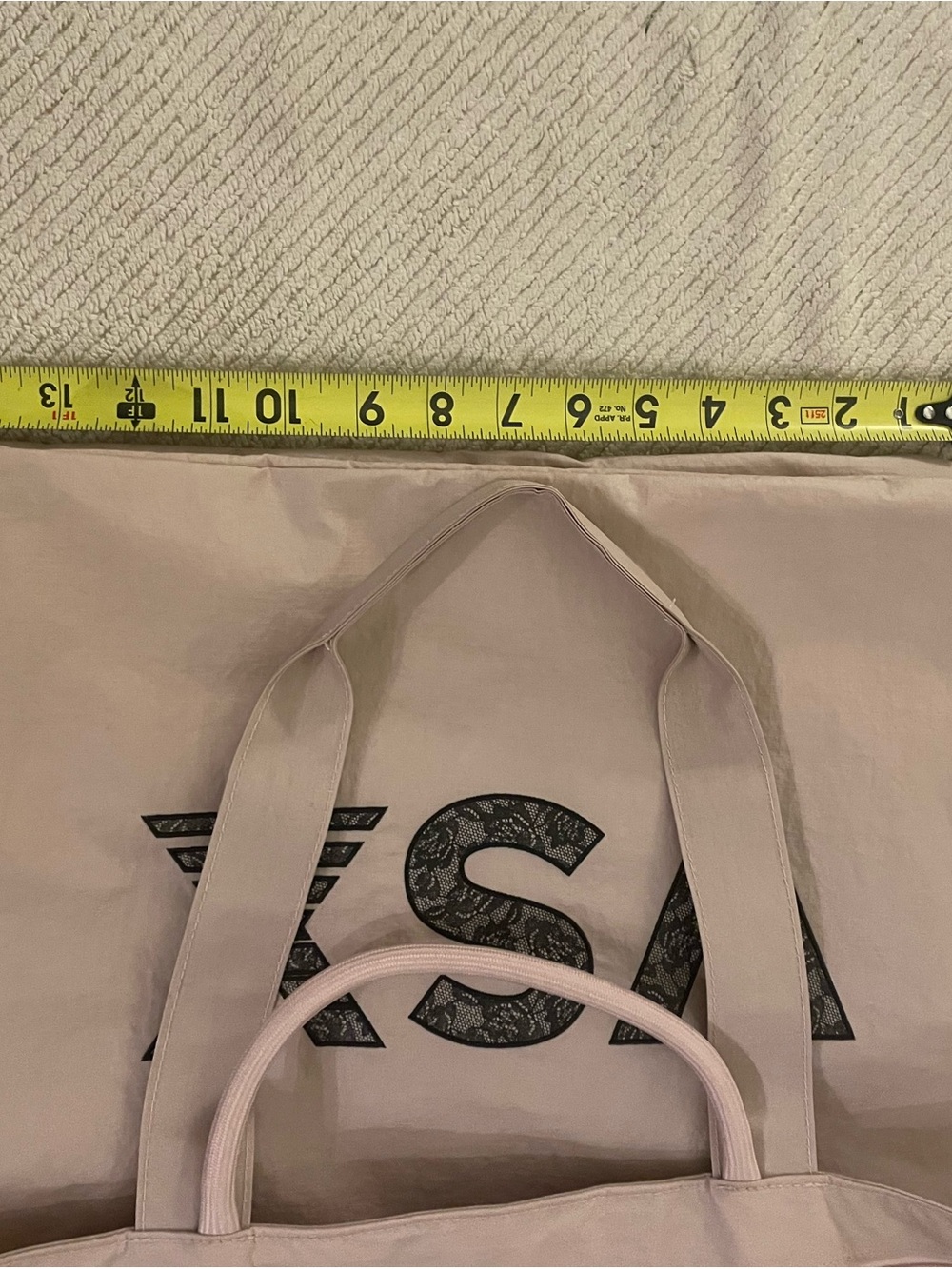 Victoria's Secret Pale Blush Pink VSX Tote Bag - Picture 6 of 10